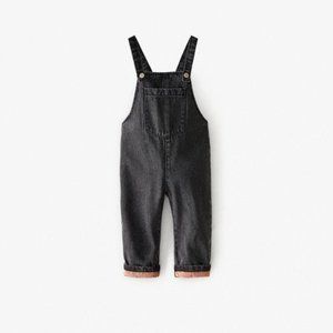 ZARA BASIC DENIM OVERALLS